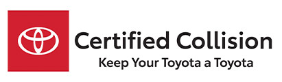We are a Toyota Certified Collision Center